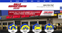 Desktop Screenshot of hallsservicecenter.com